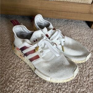 Adidas originals NMD_R1 White/Floral Size 7